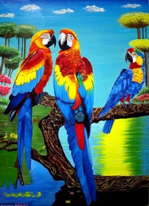 A Family of Light ( 60 x 80 cm )